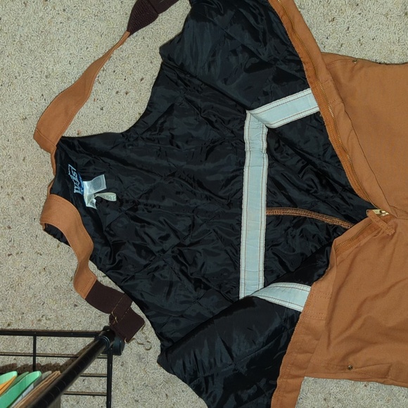 New Walls WORK WEAR Insulated LARGE 💯 Cotton Exterior Coveralls Overalls - Picture 10 of 14